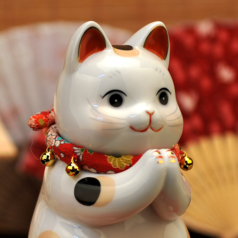 日本药师窑祈愿招财猫