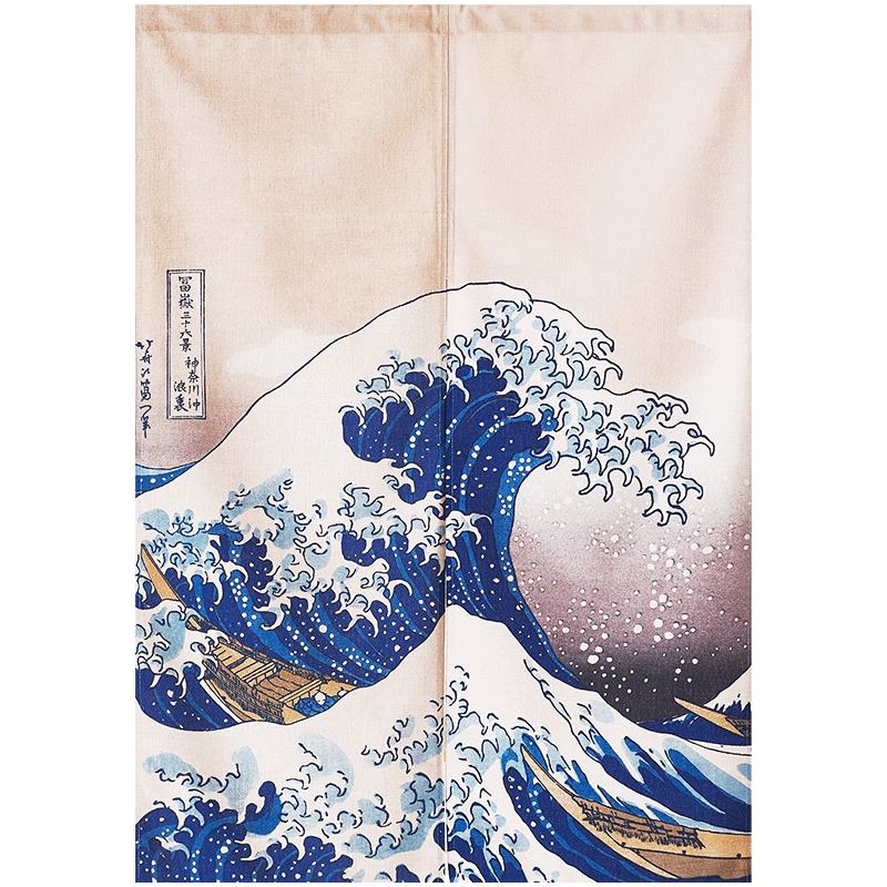 日式浮世绘暖帘