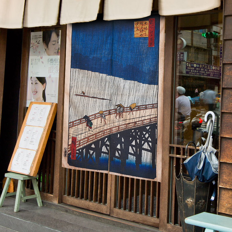 日式浮世绘暖帘