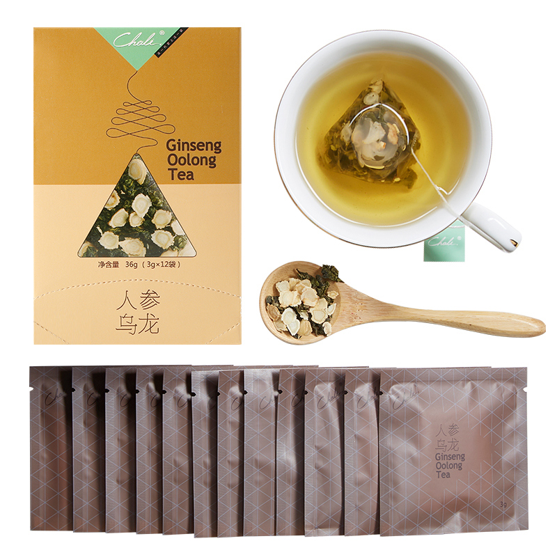 0香精0添加 :人参茶乌龙茶组合花草茶