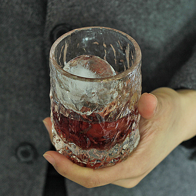 日本原装进口 纯手工威士忌玻璃酒杯红酒洋酒家用烈酒杯 送冰块器