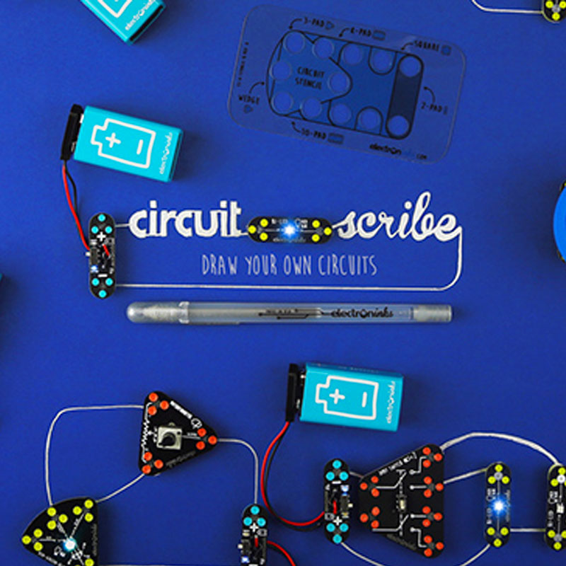 创意十足的撩妹神器:circuit scribe 导电墨水笔