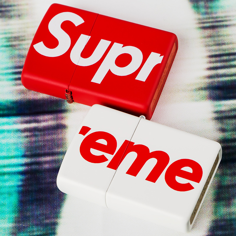 supreme字母正版zippo打火机 限量定制