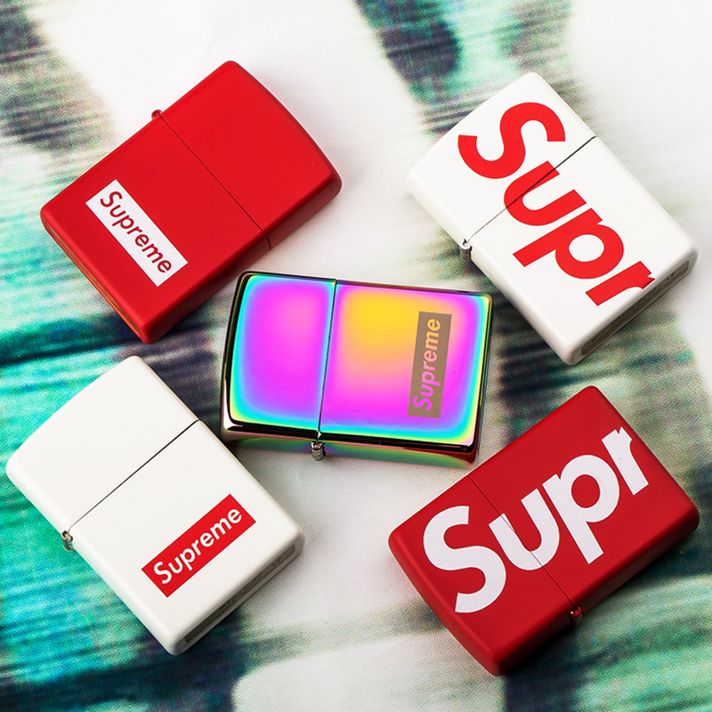 supreme字母正版zippo打火机 限量定制