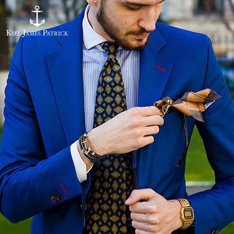 KJP 欧美手工编织船锚手链