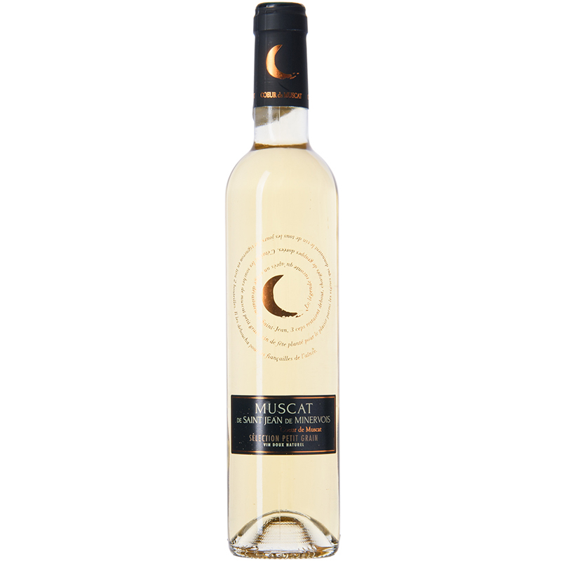 法国小月亮 晚收甜白葡萄酒小瓶500ml