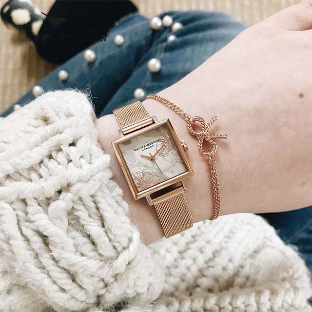OliviaBurton 英国欧式时尚钢带表