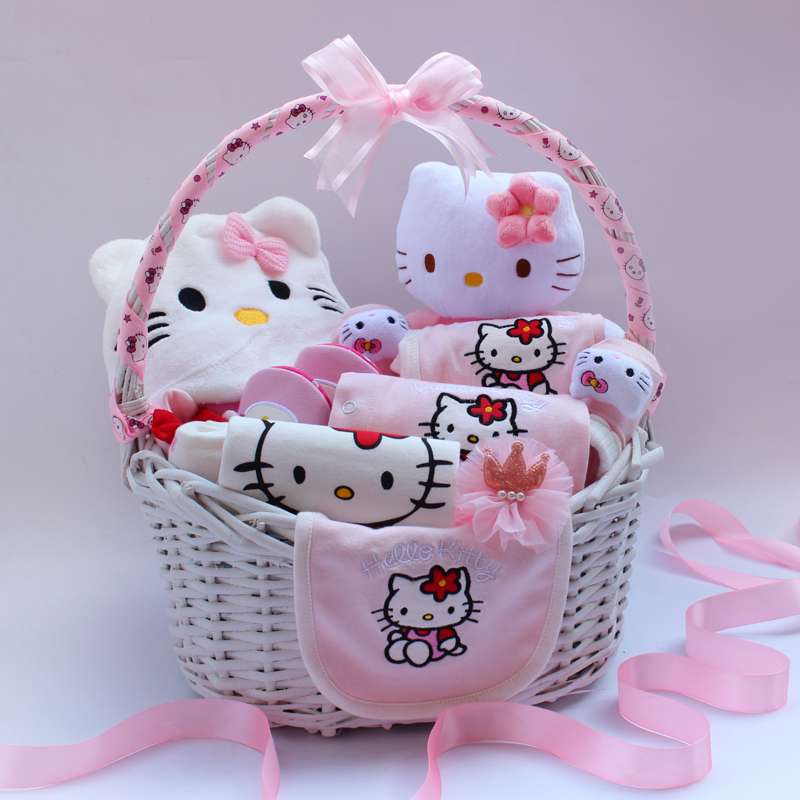 hello kitty新生儿纯棉婴儿礼盒