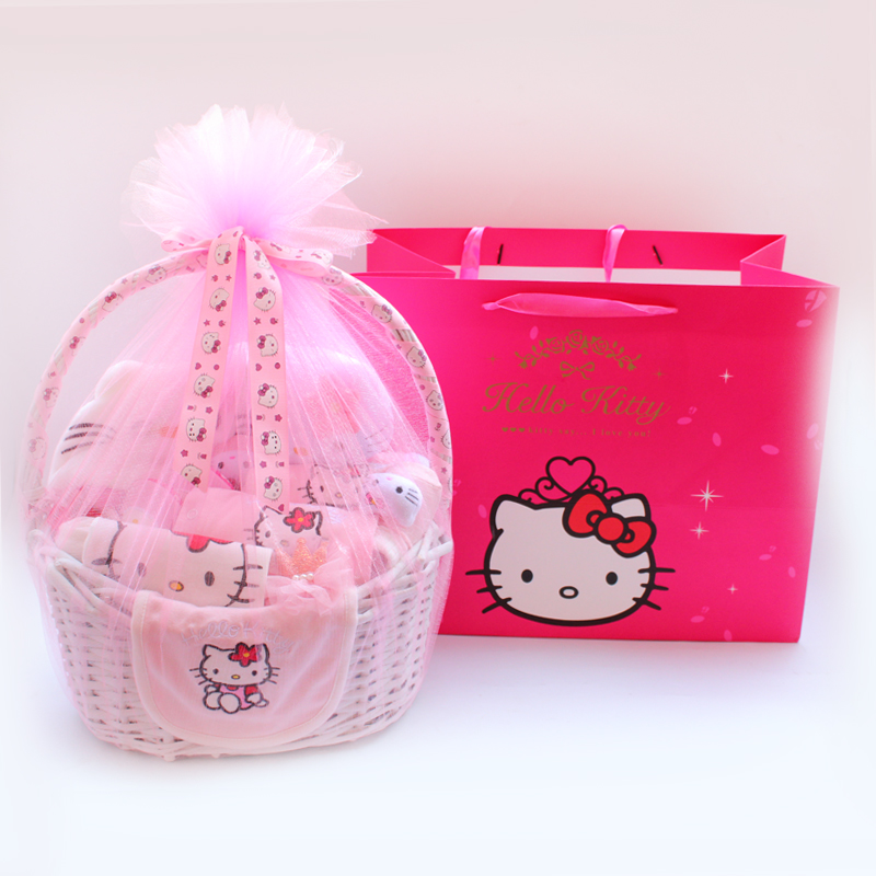hello kitty新生儿纯棉婴儿礼盒