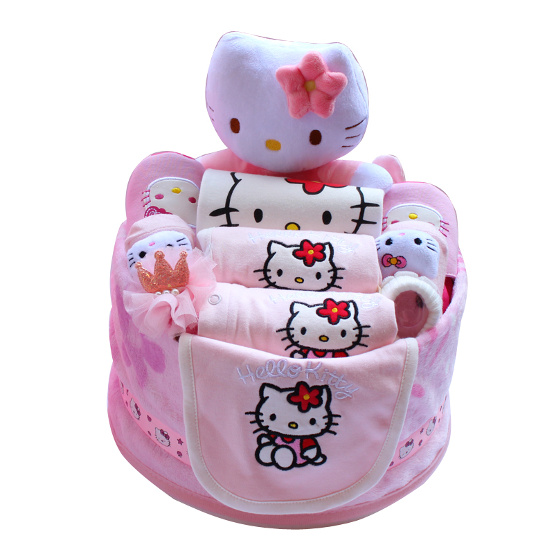hello kitty新生儿纯棉婴儿礼盒