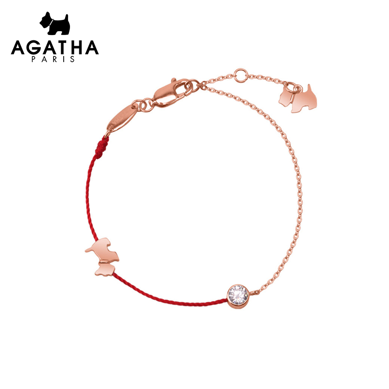 AGATHA 幸运红绳手链