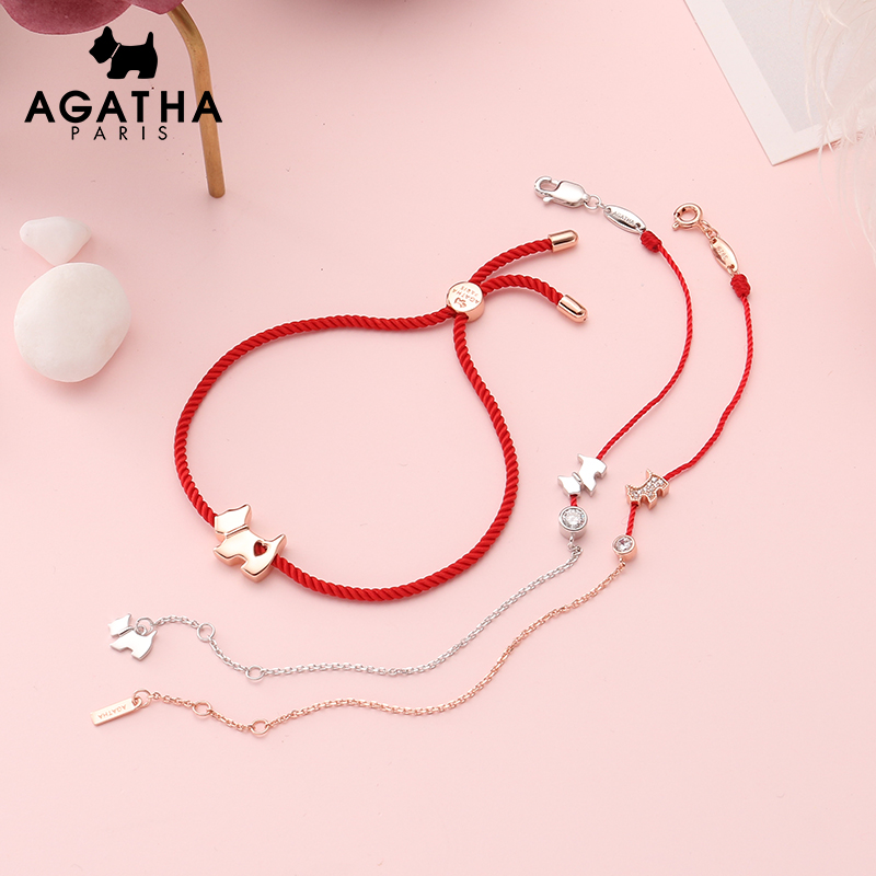 AGATHA 幸运红绳手链