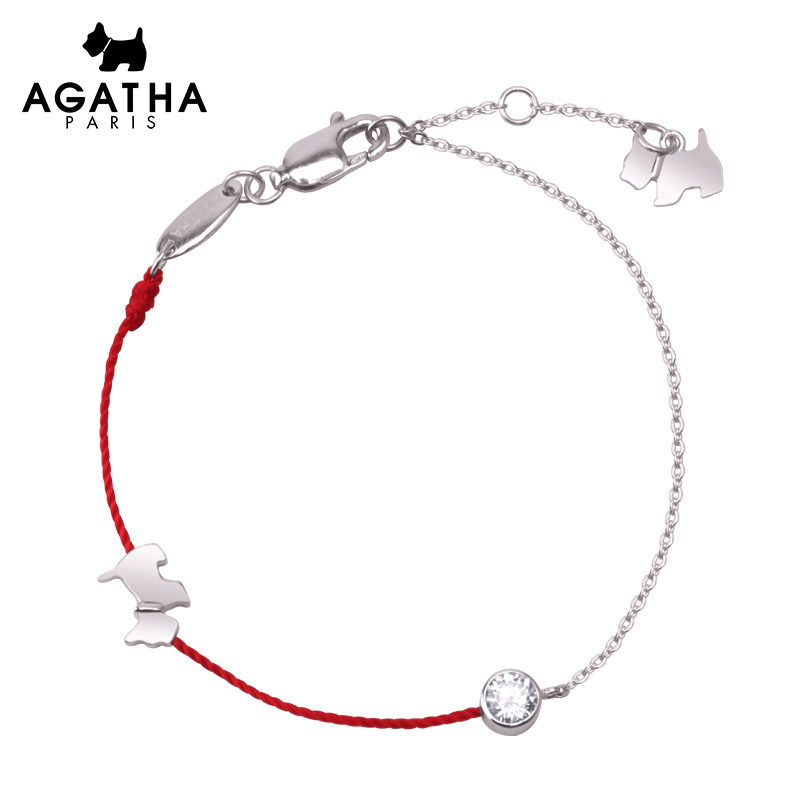AGATHA 幸运红绳手链