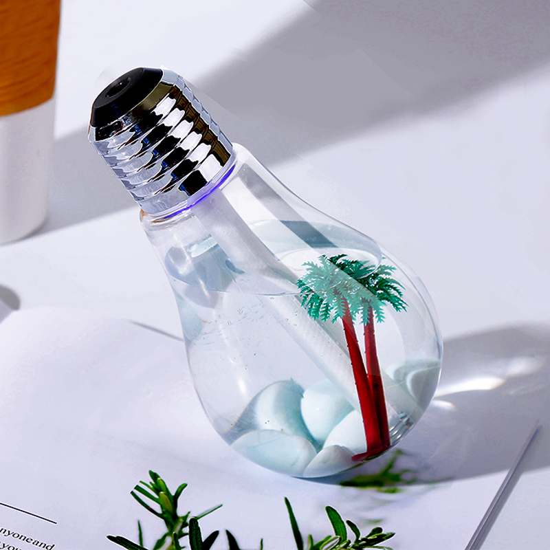 虹之晨 迷你加湿器 创意灯泡USB喷雾器