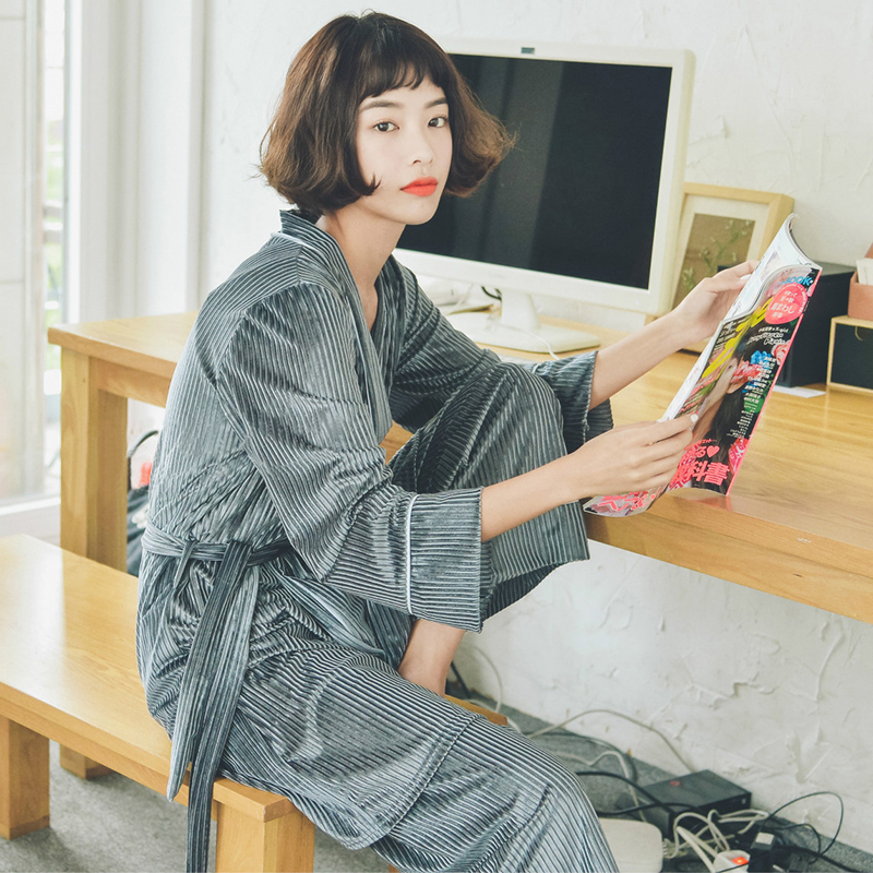 逆天颜值~ 丝绒简约吊带 3件套居家服