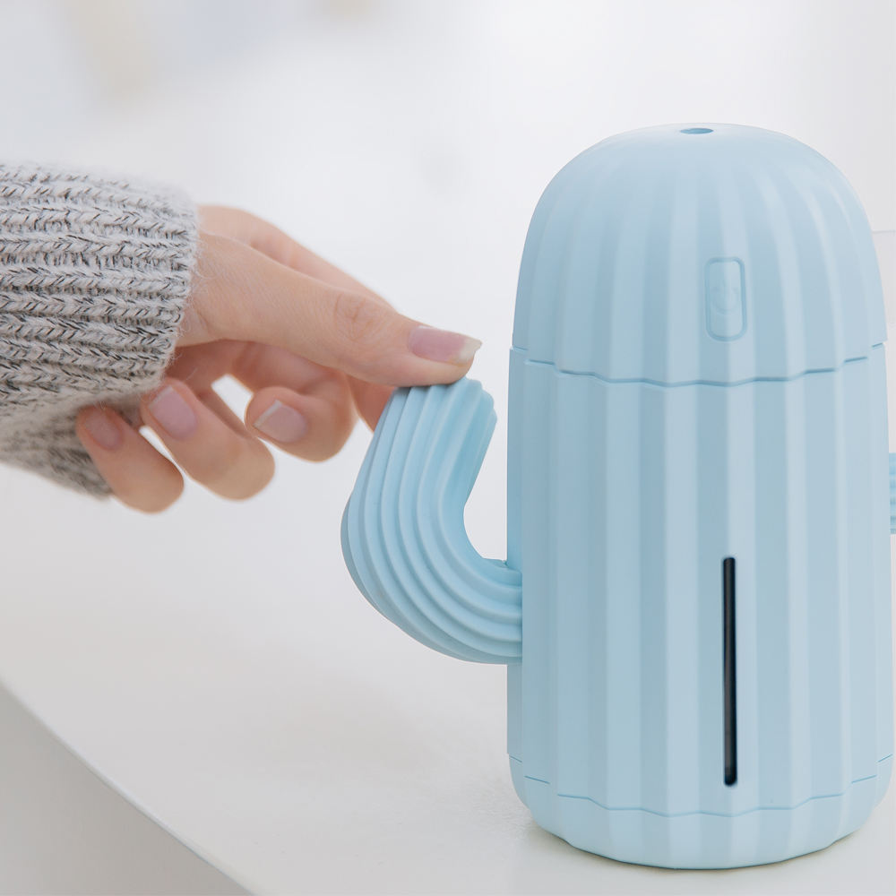 仙人掌加湿器 粉嫩小清新